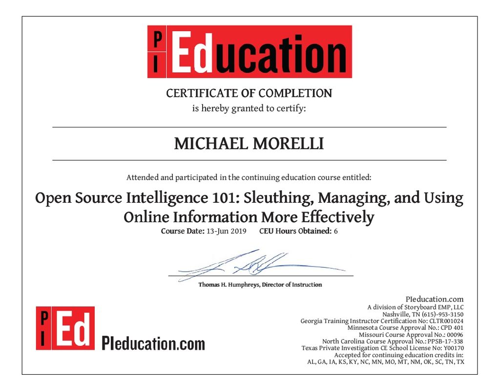 Open Source Intelliegence