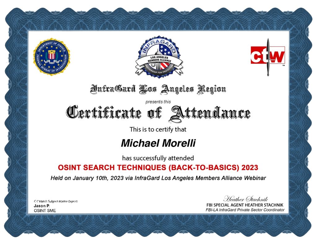 OSINT Search Techiniques 