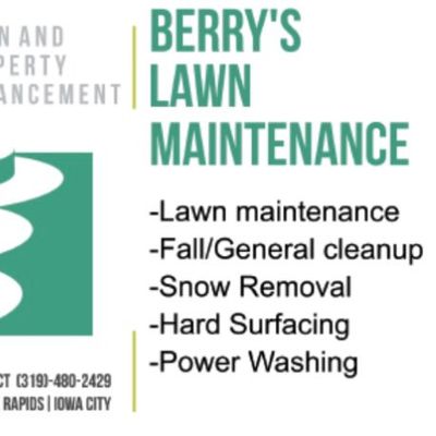 Avatar for Berry’s lawn maintenance