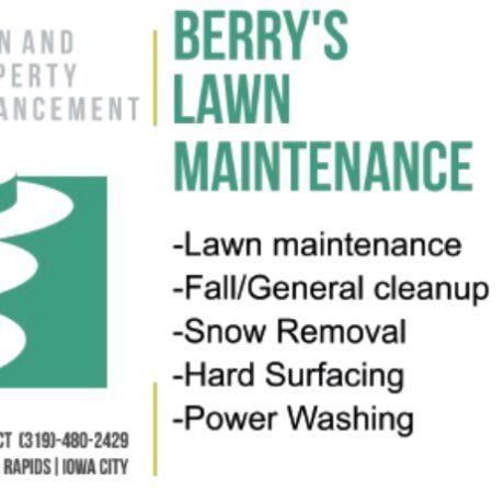 Berry’s lawn maintenance