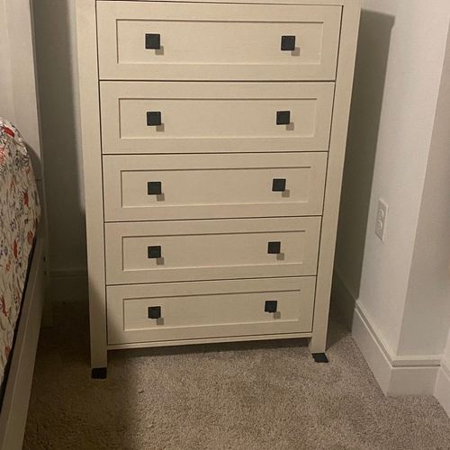 Sherrod did such a great job assembling my dresser