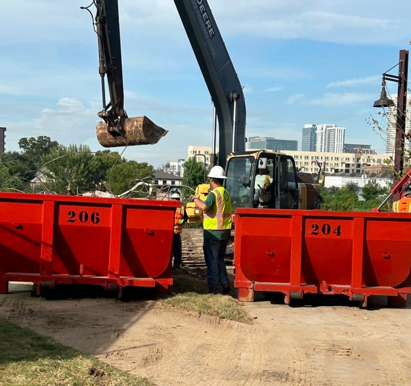 Concrete Dumpster Rental