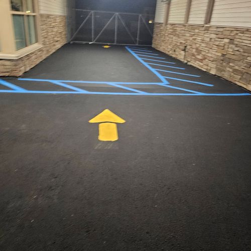 We had our parking lot done at my church by 5 STAR