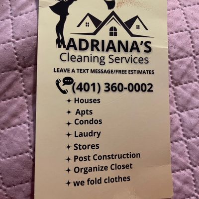 Avatar for Adriana Cleaning Services