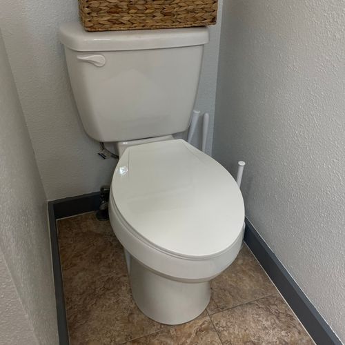 Toilet install 