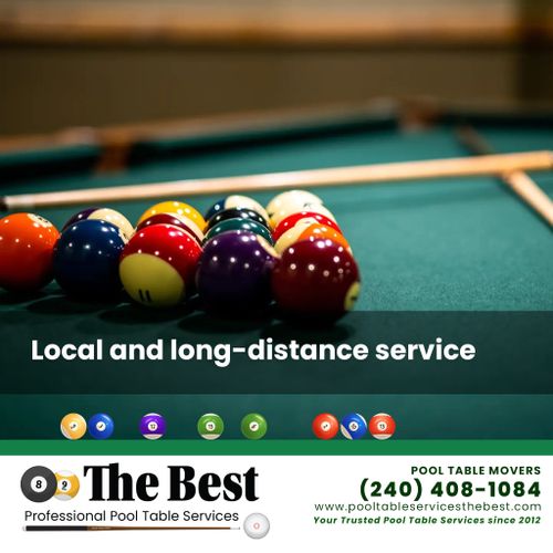 Local and long-distance service.