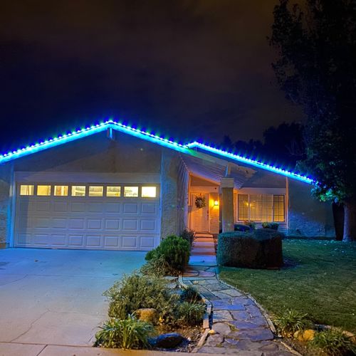 Just had Christmas lights put up on my roof, and I