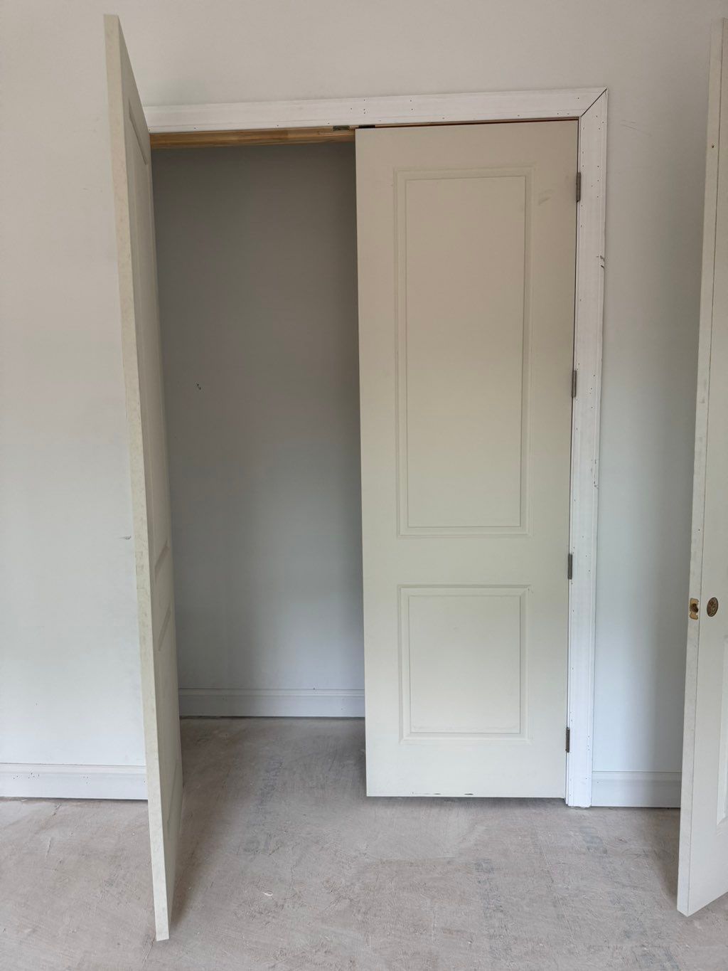 New doors, base and molding installation 