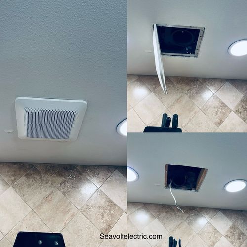 Bathroom exhaust fan 