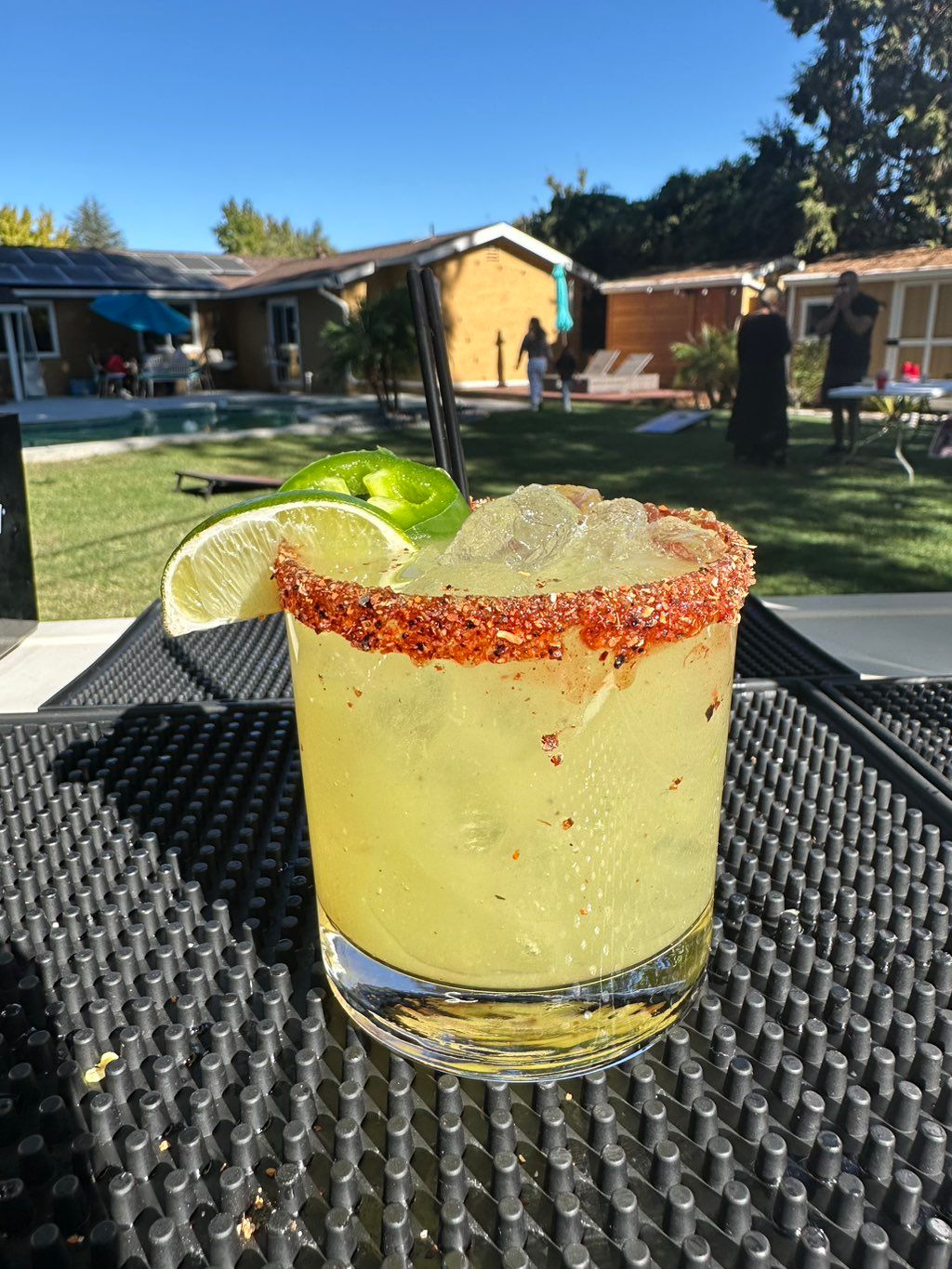 Jalapeño Pineapple Margarita. Tangy with a lil’ ki