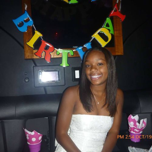 My daughter celebrated her 17th
b-day. The party b