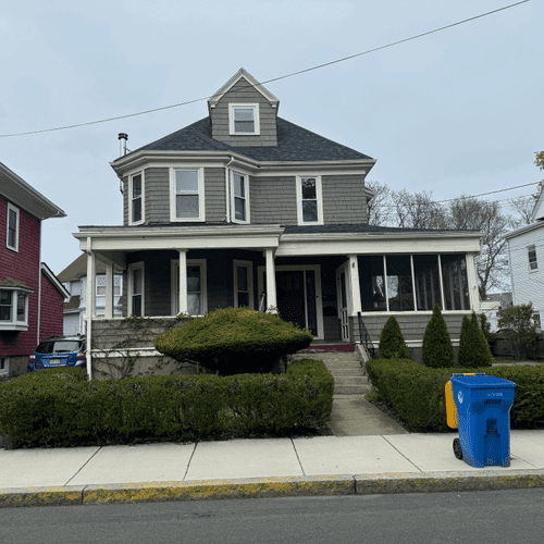 Before Siding and Deck Renovation