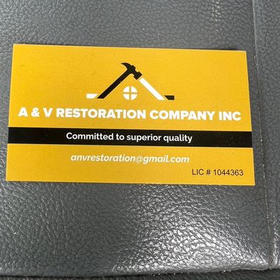 Avatar for A&V Restoration Company Inc