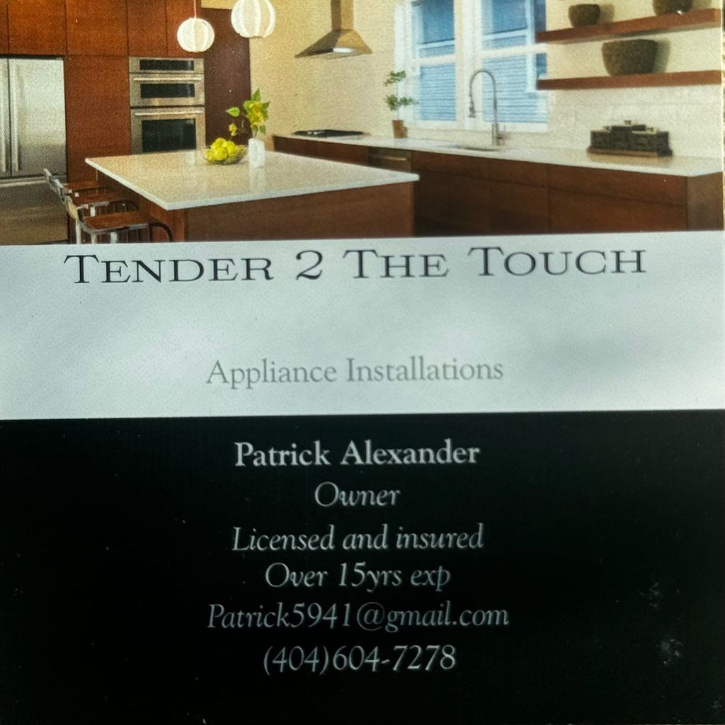 Tender 2 The Touch installations llc