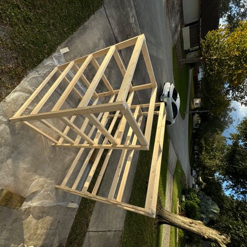 I had custom shelves installed in my garage by Ant