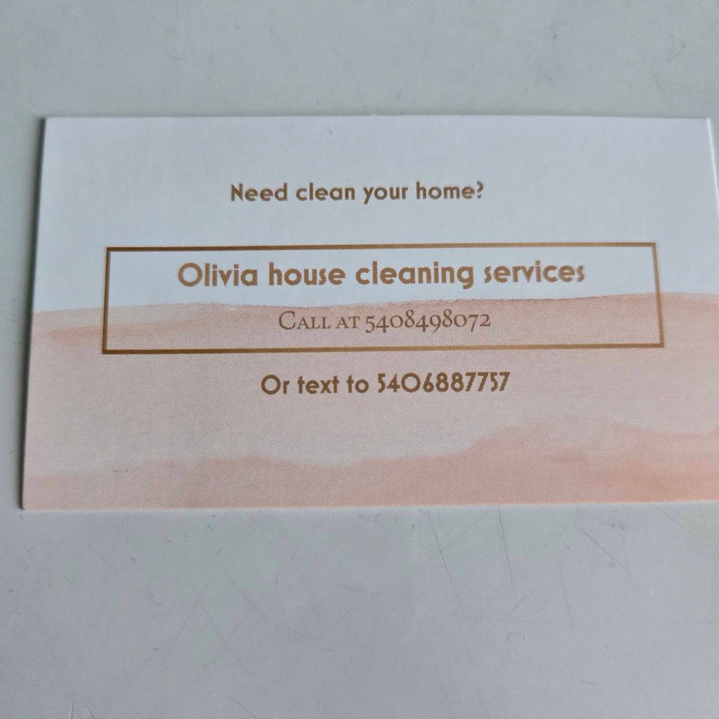 Olivia house cleaning services