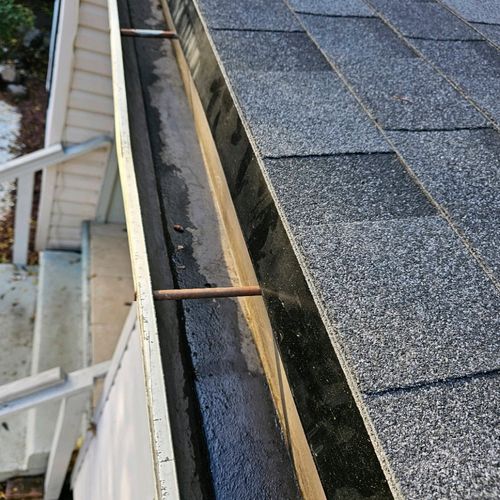 Jonathan did a great job cleaning my gutters out a