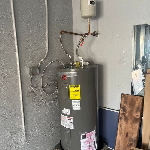 Water Heater Installation or Replacement