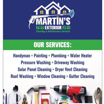 Avatar for Martin’s Exterior Cleaning and Maintenance