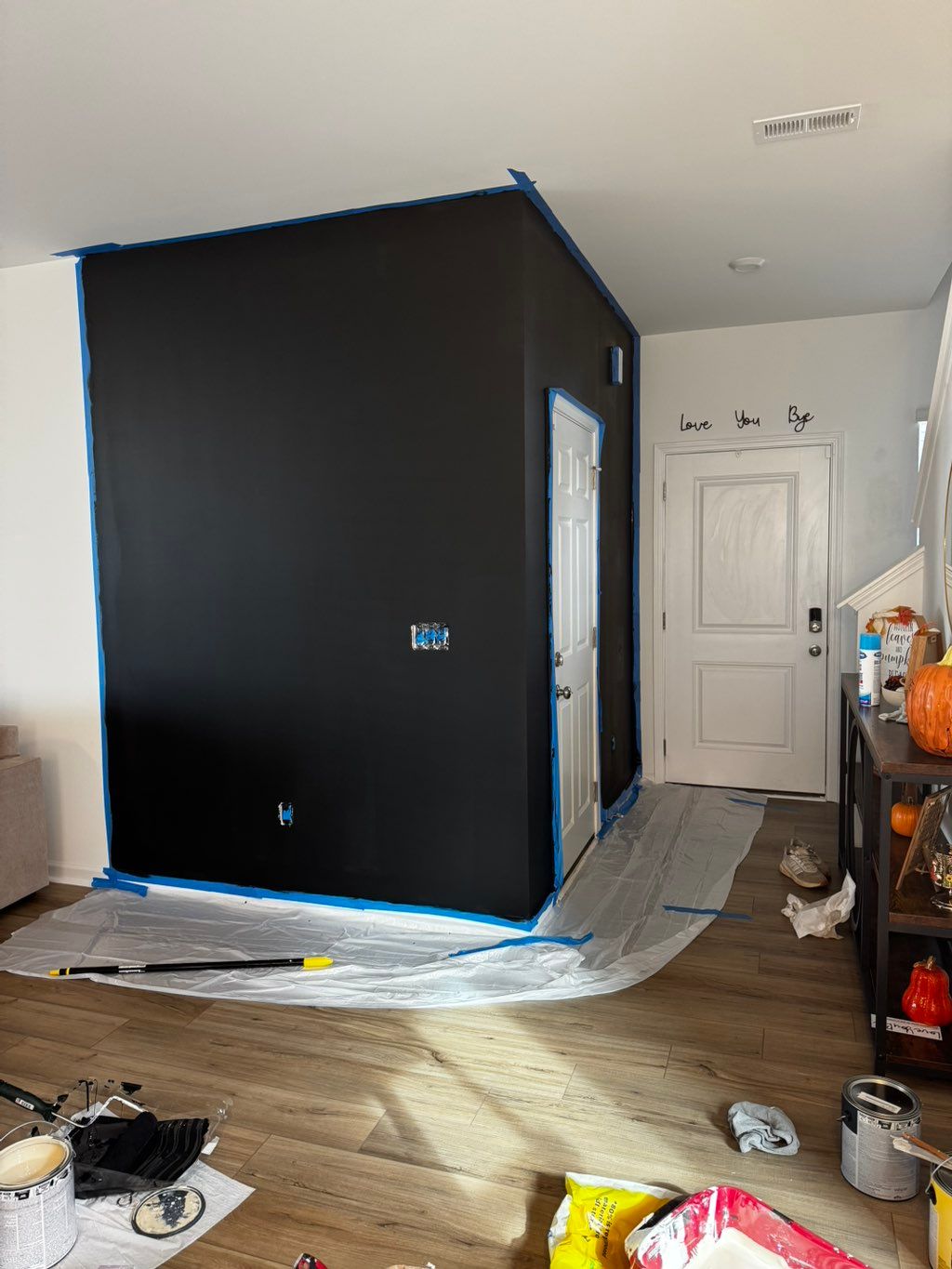 painting walls