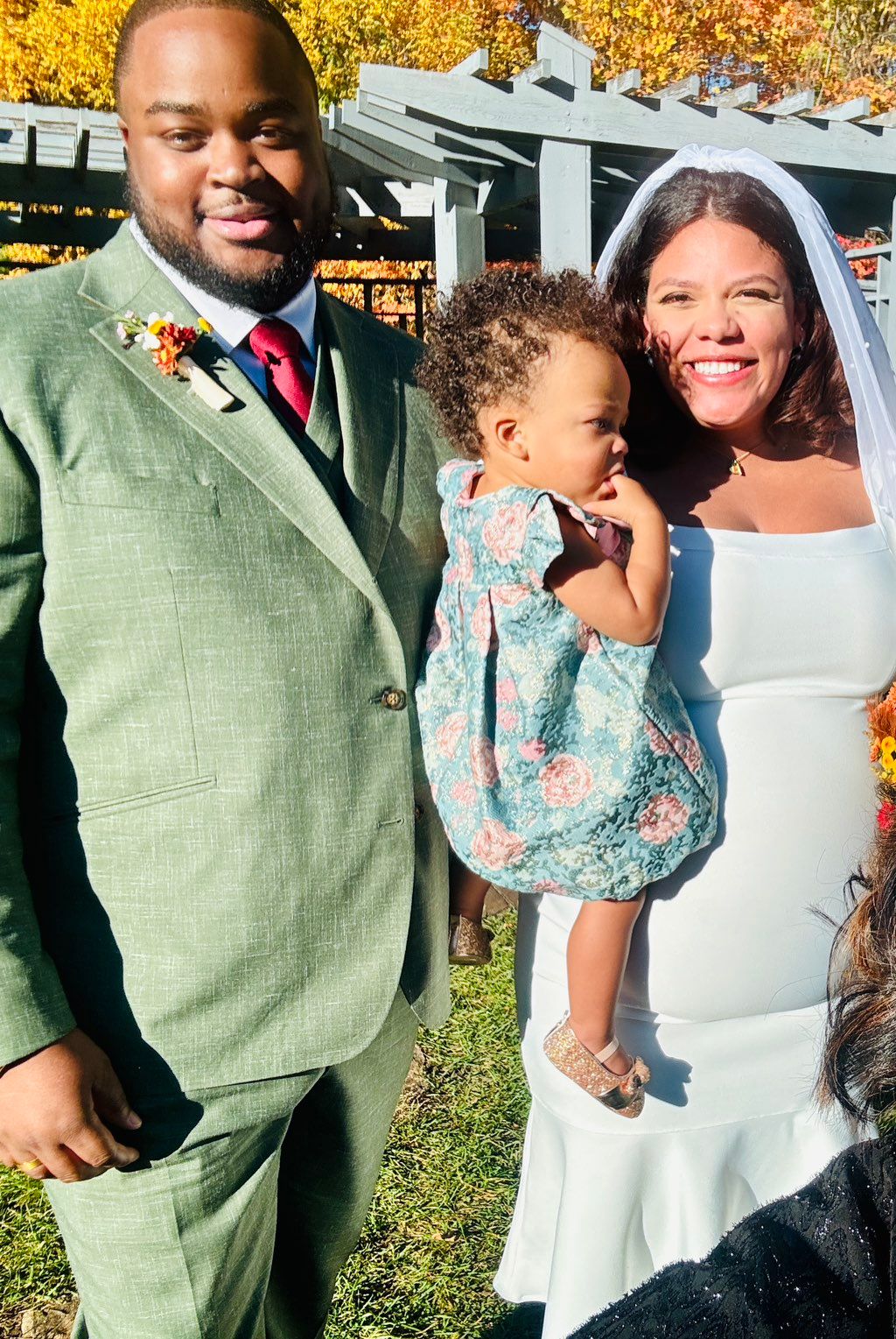 Innis Woods Park “intimate wedding in the park.”