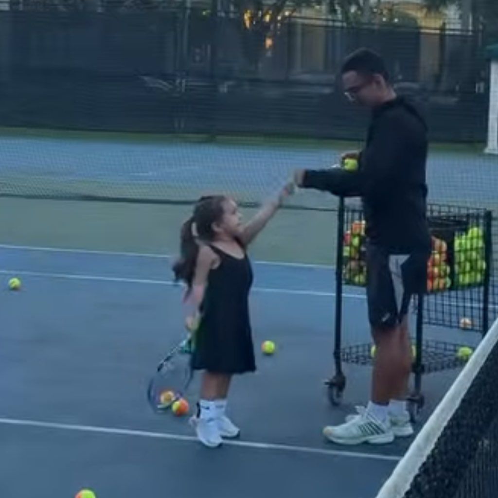 Tennis lesson Miami tonny