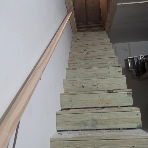 Did a fantastic job building a staircase to my att