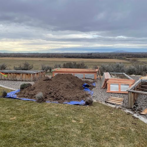 Massive garden box install!