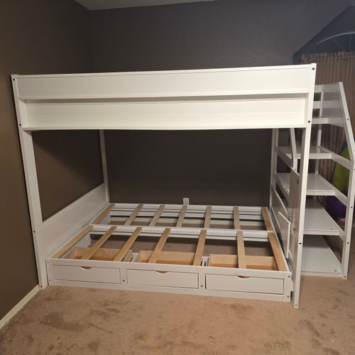 Kids Bunk Bed Assambley 