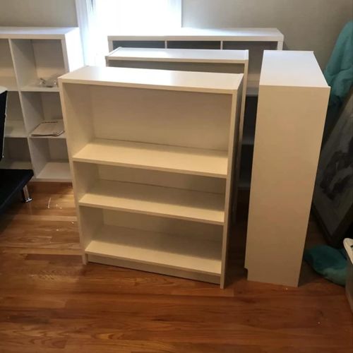 Book shelves build