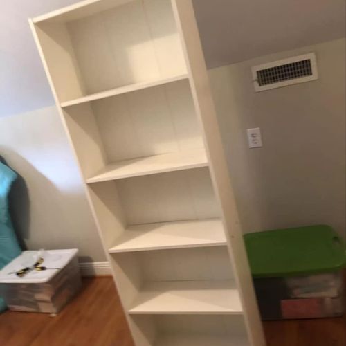 Book shelf build