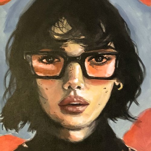 Portrait female- acrylic