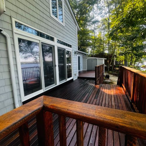 Deck Staining and Sealing