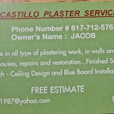 Avatar for Castillo Plaster Services