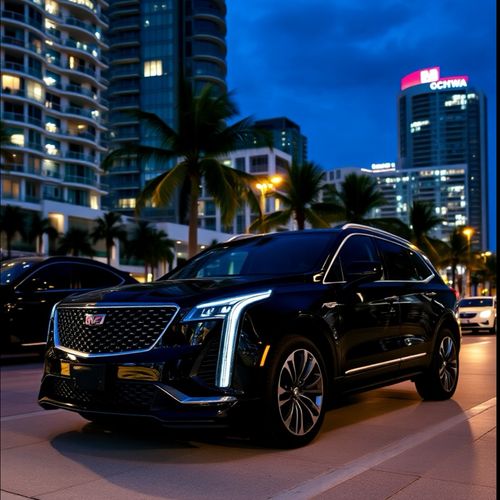 Black Cadillac XT5