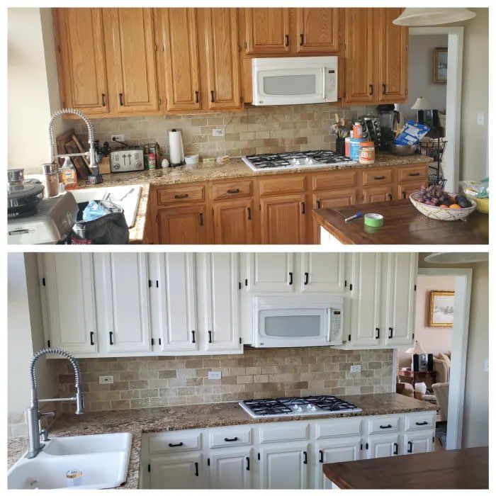 Cabinets pained ✅