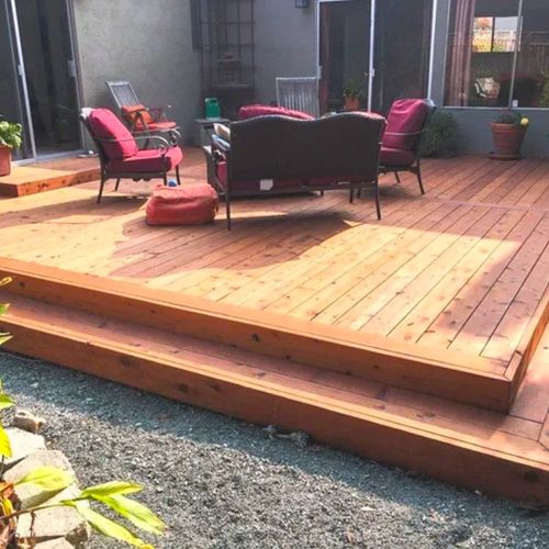 I couldn’t be happier with the deck built by Handy