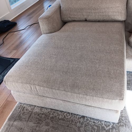 Upholstery Steam Cleaning with odor and stain remo