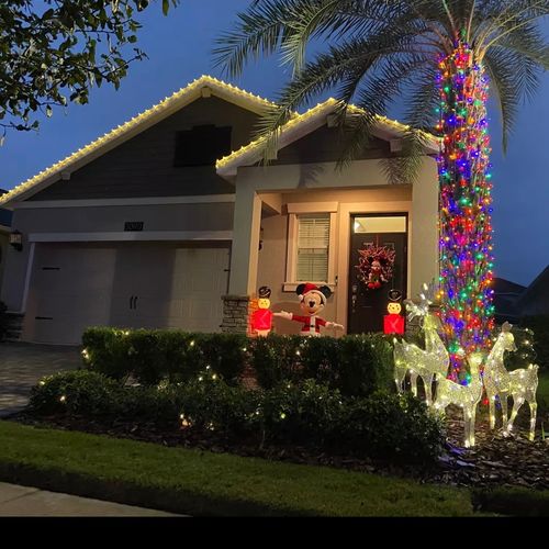 Holiday Lighting Installation and Removal