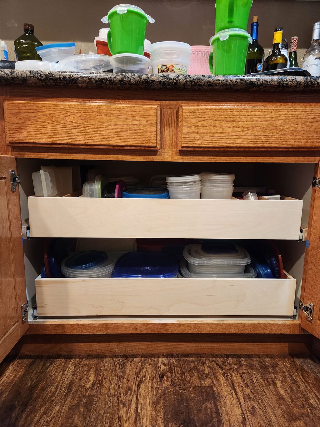 Cabinet for an abundance of tupperware!