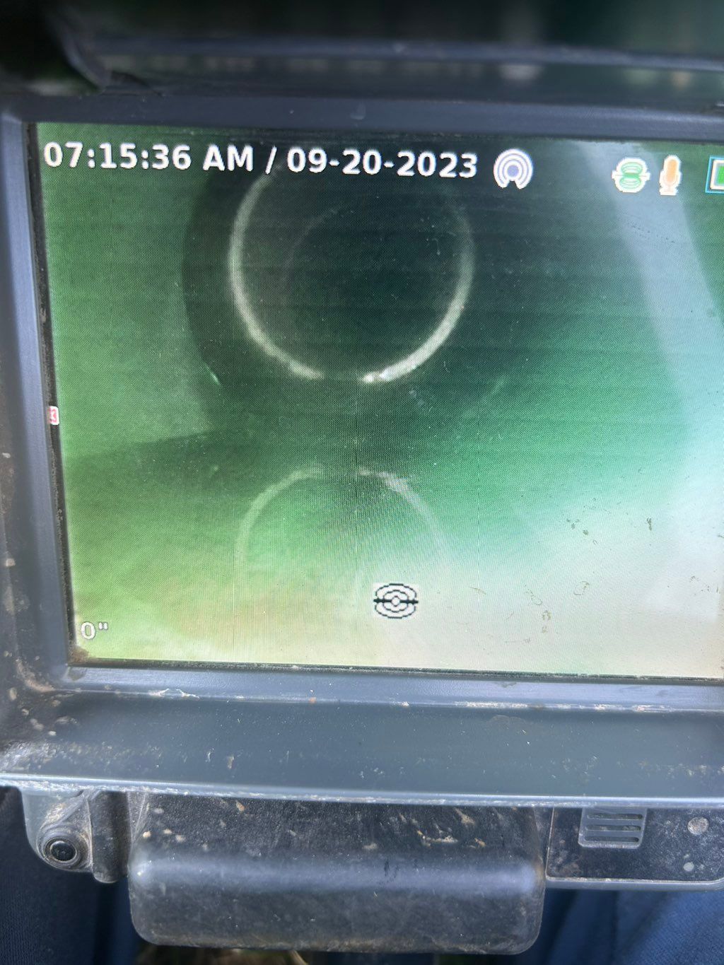 Sewer inspection done by camera 