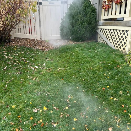 Sprinkler blowout