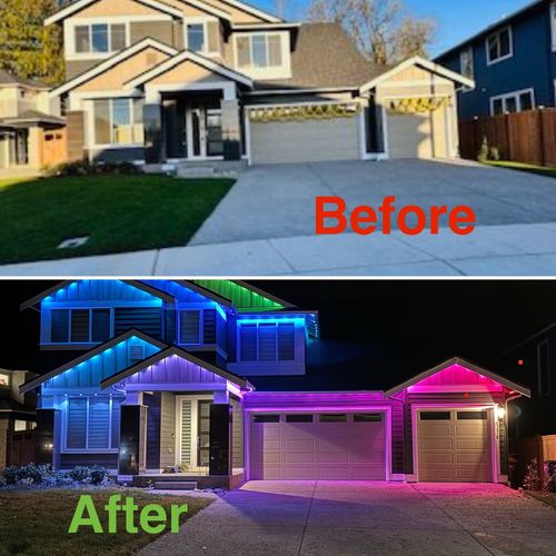 Holiday Lighting Installation and Removal