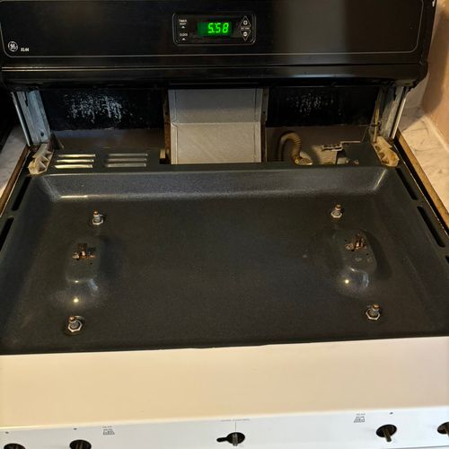 Deep clean stove