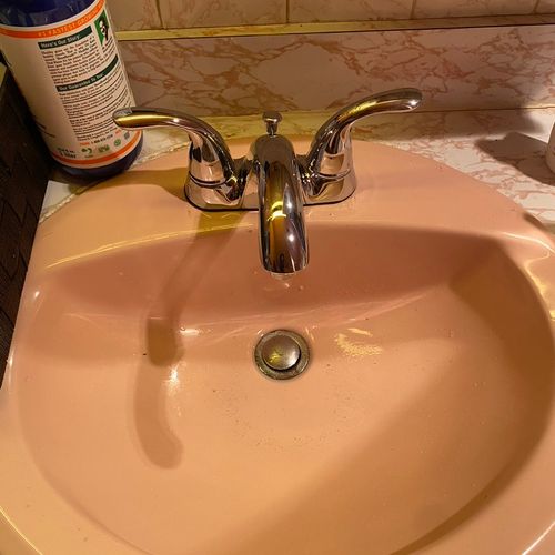 New faucet installed 