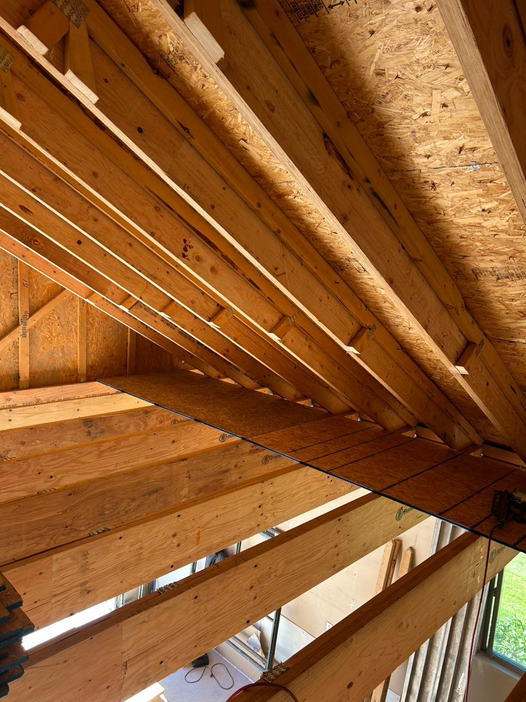Engineer floor joists added  and roof joists added