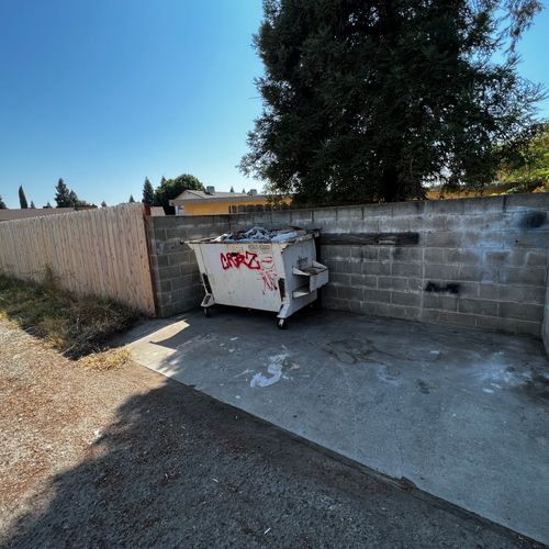 After: Alley cleanup 