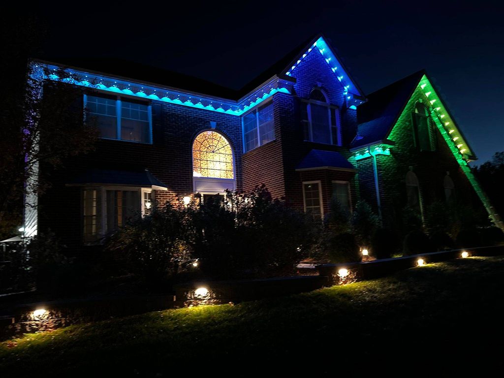 installation of holiday lights