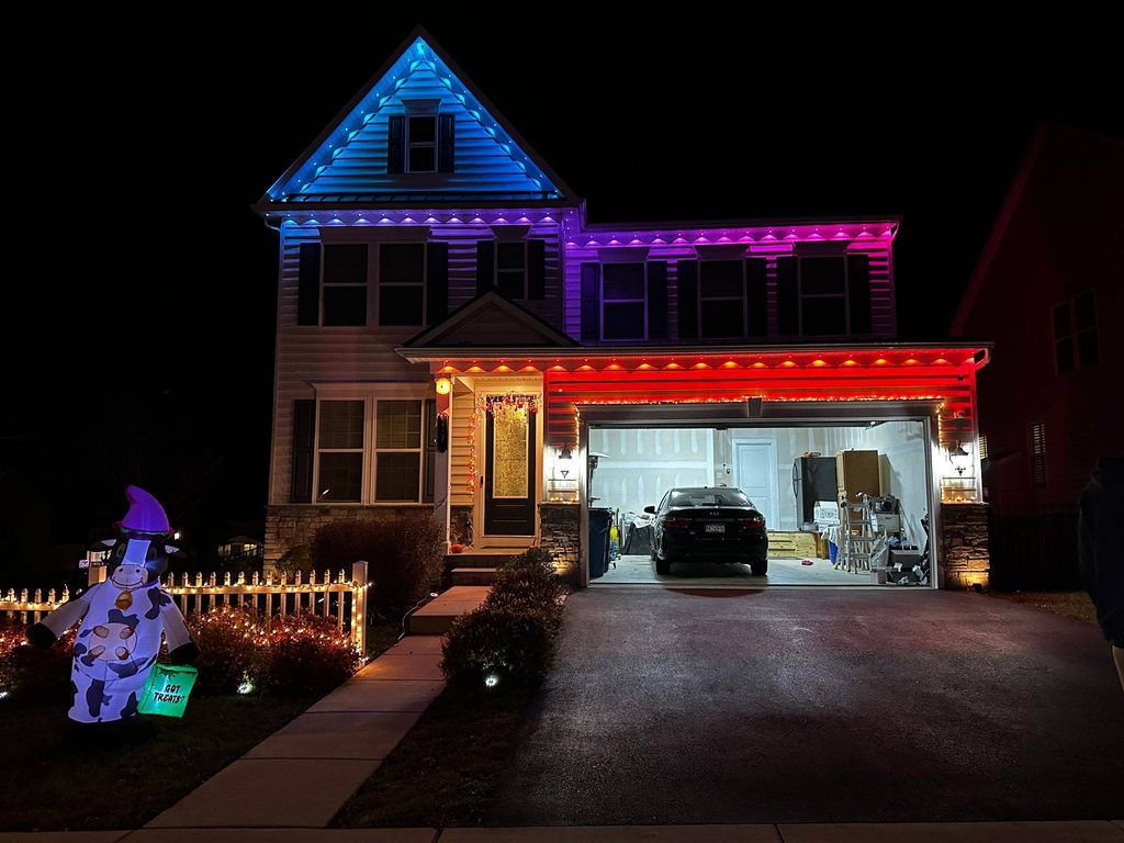 installation of holiday lights