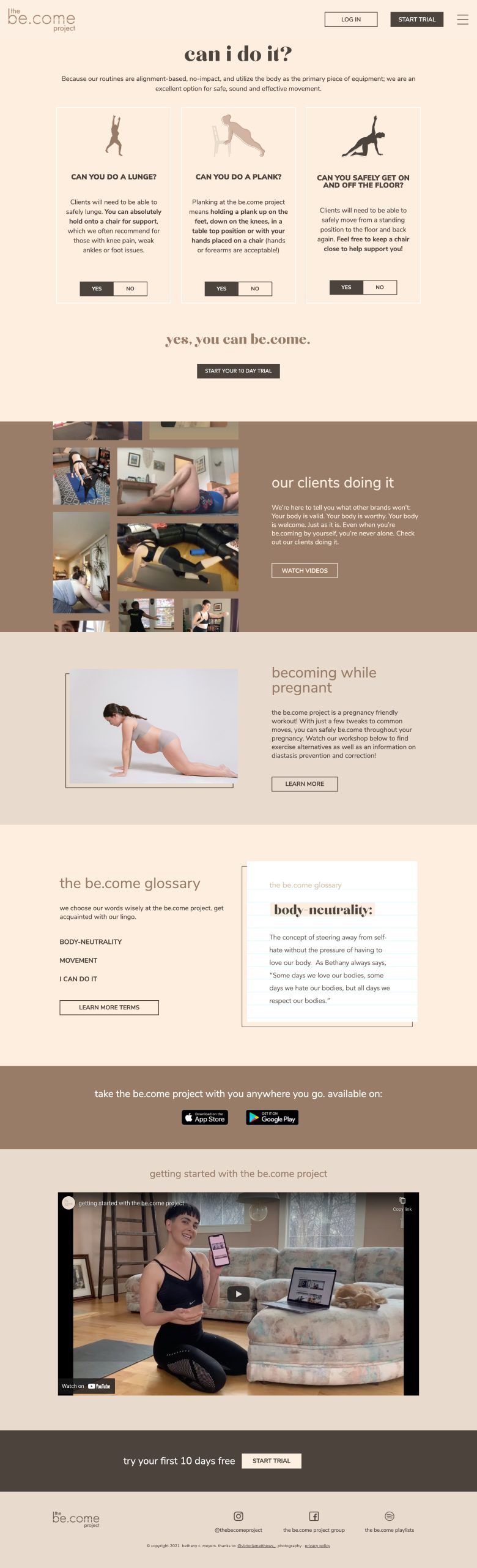 Yoga Studio Website